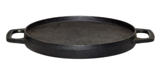chapa ferro fundido, dupla face, 27 cm, grill, grelhar, bifeteira, bifeira, fundição santana
